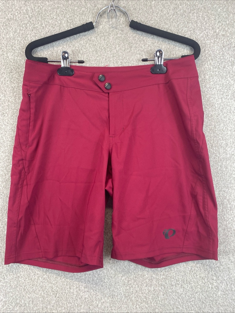 PEARL IZUMI Canyon Shorts No Liner beet red Women's Size 6 Bike Hike Gorpcore